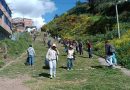 ESCOLARES Y TRABAJADORES LIMPIARON TRAMOS DEL QHAPAQ ÑAN AL CHINCHAYSUYU A INICIATIVA DE LA DIRECCIÓN DE CULTURA DE CUSCO