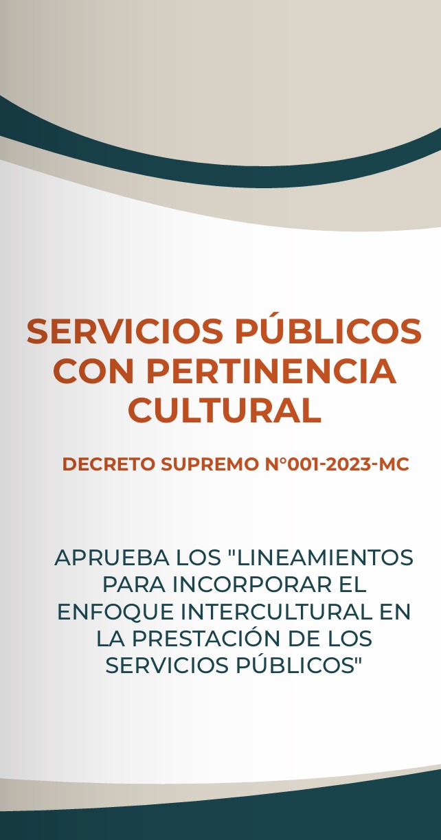 BOLETÍN VIRTUAL - SERVICIOS PÚBLICOS CON PERTINENCIA CULTURAL