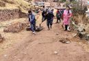 SE CUMPLIÓ JORNADA DE LIMPIEZA Y RECOJO DE RESIDUOS SOLIDOS EN EL SECTOR “QOLQAS” DE LA ZONA ARQUEOLOGICA DE MUYUORQ´O DEL DISTRITO DE SANTIAGO