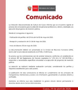 CONVOCATORIA PARA LA SELECCIÓN DE PERSONAL PROFESIONAL Y OBRERO