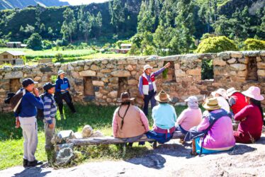 Pobladores de Chamana participaron en visita guiada al Monumento Arqueológico de Patallaqta, en la Red de Caminos Inka.