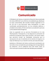 COMUNICADO – ACTIVACIÓN DE PROTOCOLO PARA CASOS FORTUITOS